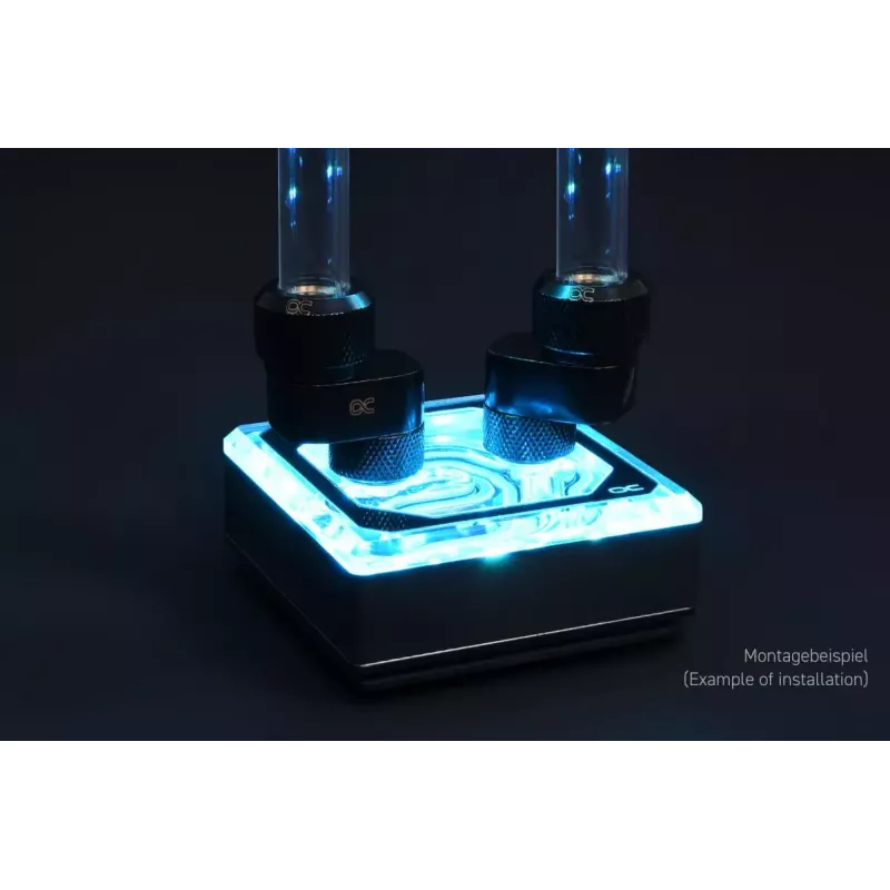 Alphacool Eiszapfen 17603 prolunga G1/4 con offset MF 8, cromo