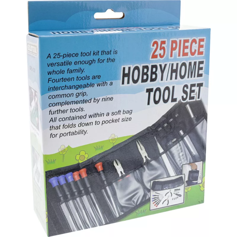 Set di utensili per casa e hobby InLine 43012A 25 pezzi
