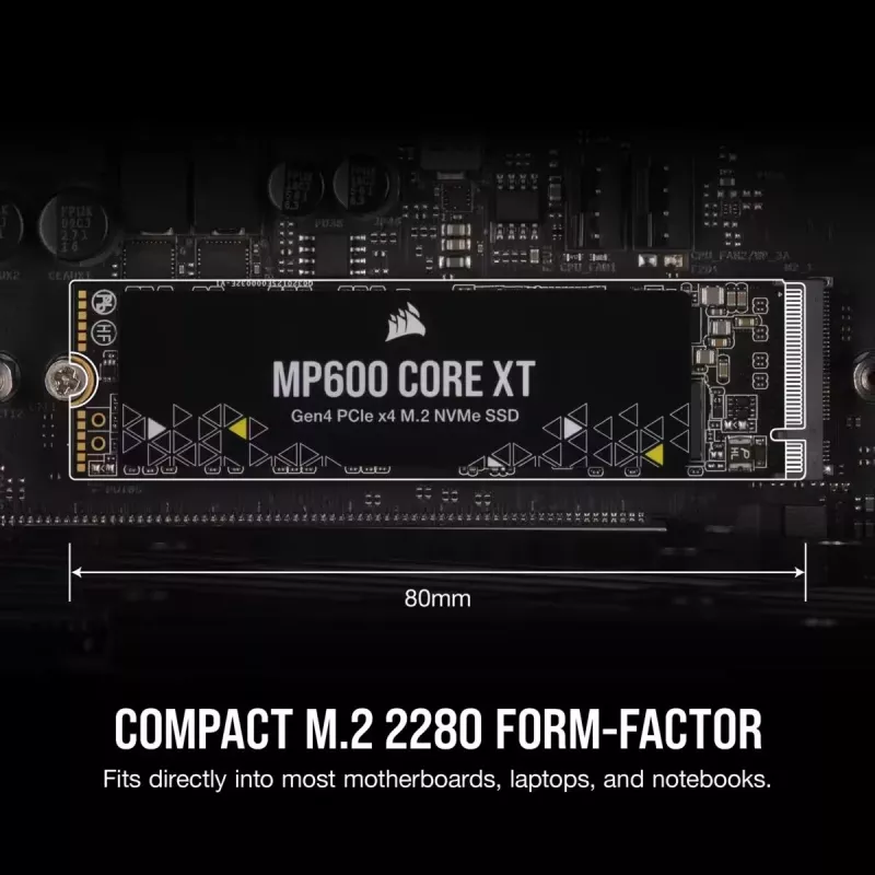 SSD CORSAIR - 4TB - MP600 Core Xt PCI-E 4.0 (gen4) x4 NVMe M.2