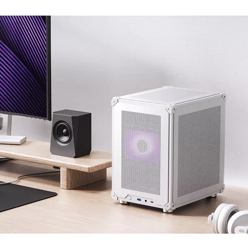 Case PC Jonsbo C6 Mini Tower bianco