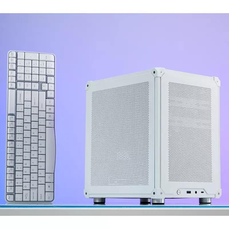Case PC Jonsbo C6 Mini Tower bianco
