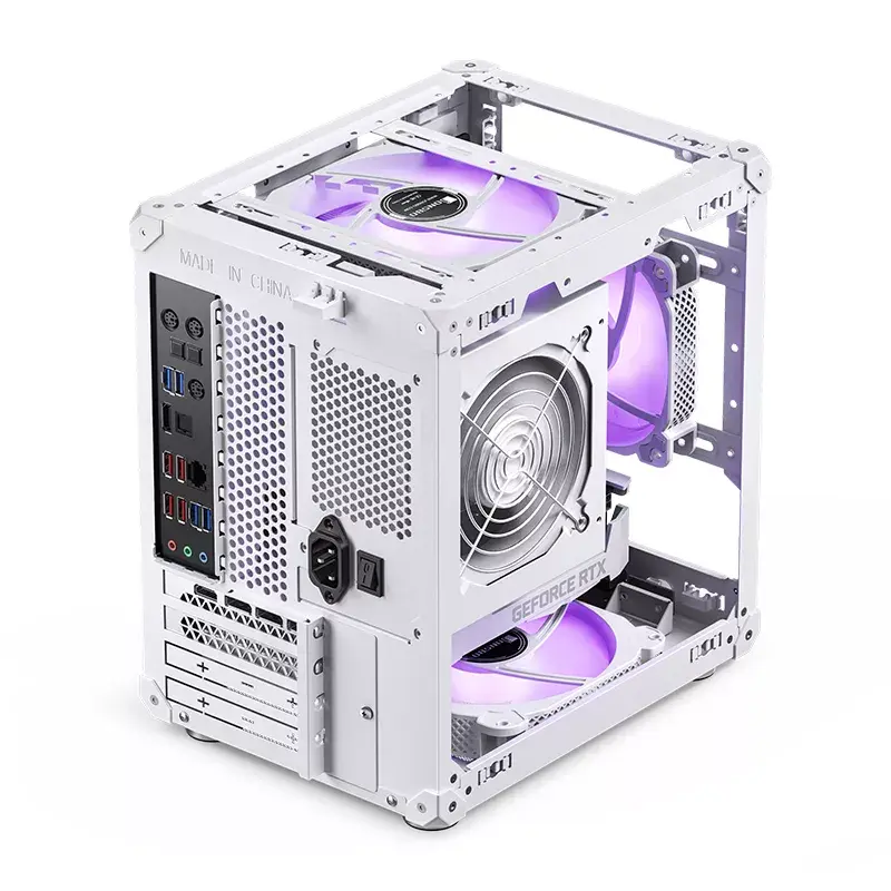 Case PC Jonsbo C6 Mini Tower bianco