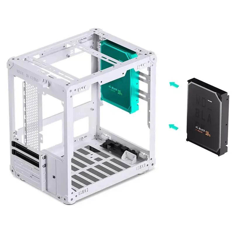 Case PC Jonsbo C6 Mini Tower bianco