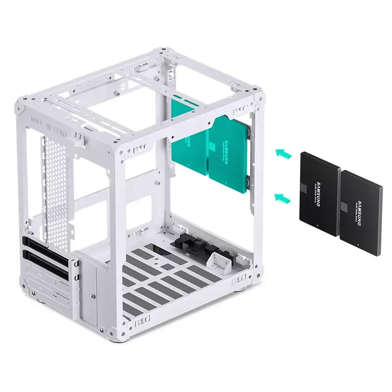 Case PC Jonsbo C6 Mini Tower bianco