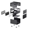 Case PC Jonsbo N3 mini tower nero