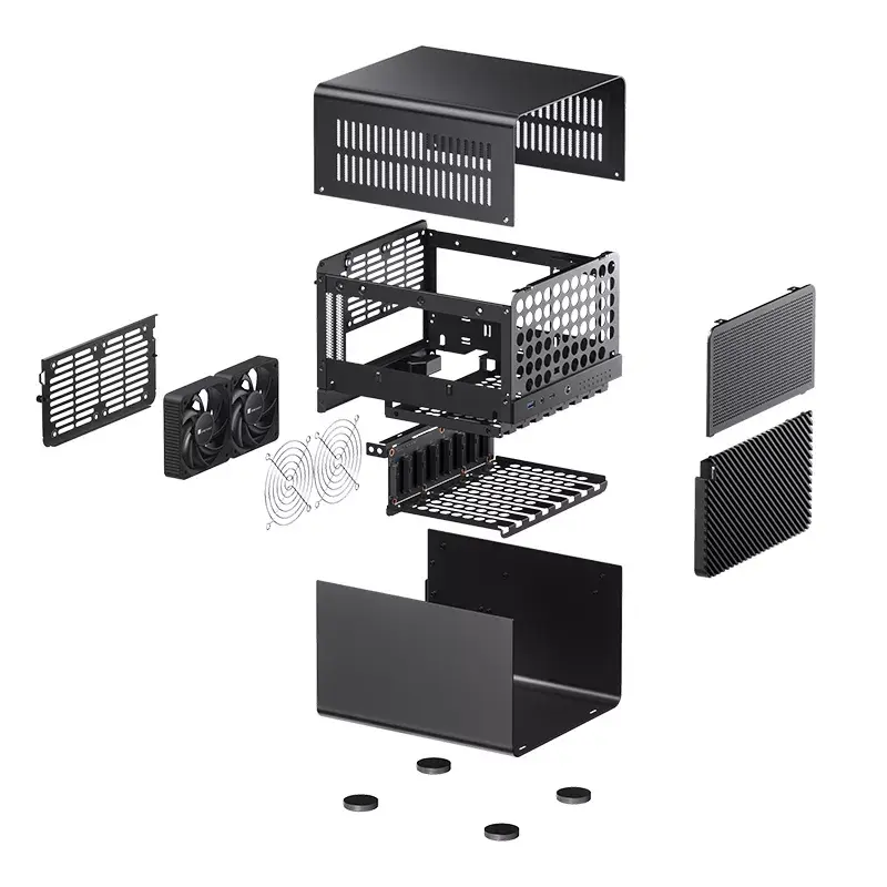 Case PC Jonsbo N3 mini tower nero