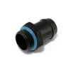 Raccordo per tubi XSPC — costruzione in ottone nero e blu