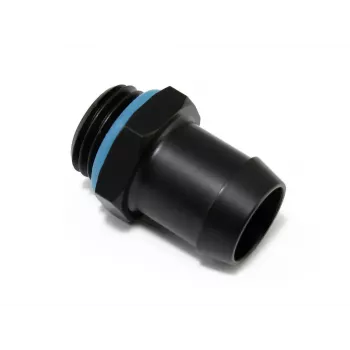 Raccordo per tubi XSPC — costruzione in ottone nero e blu