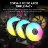 Ventola CORSAIR ArGB – serie RS ARGB 120 120 mm confezione da tre