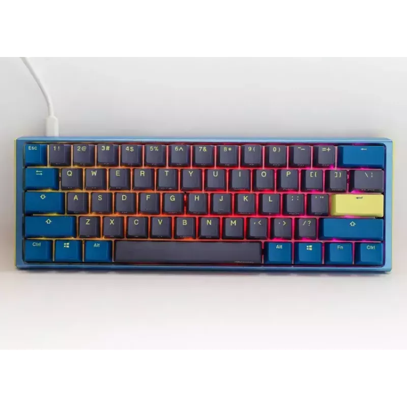 Tastiera gaming Ducky One 3 Daybreak Mini USB meccanica RGB nero blu verde