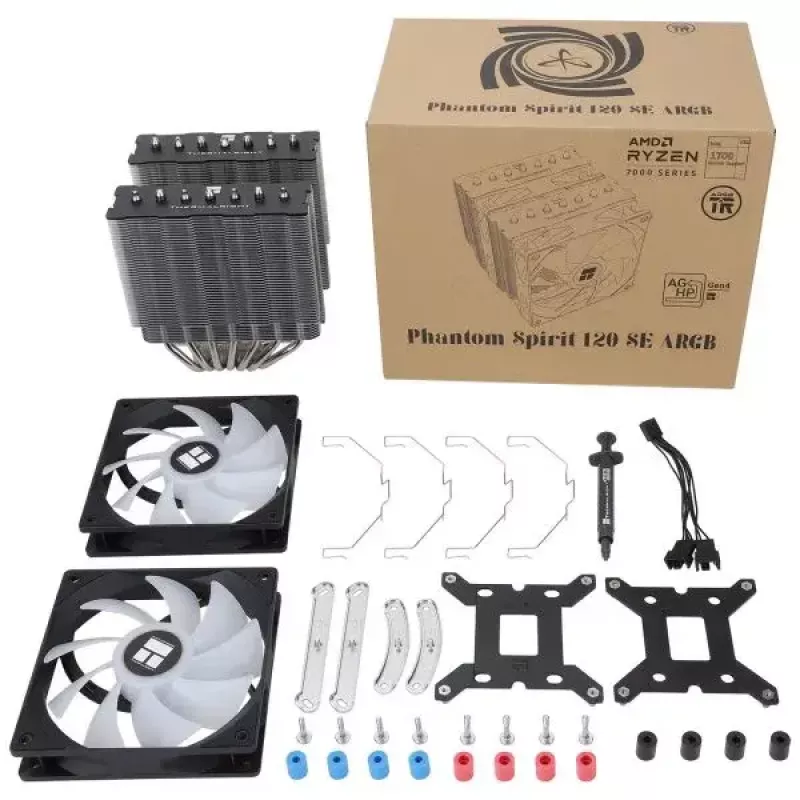 Dissipatore ad aria Thermalright Phantom Spirit 120 SE ARGB 12 cm nero