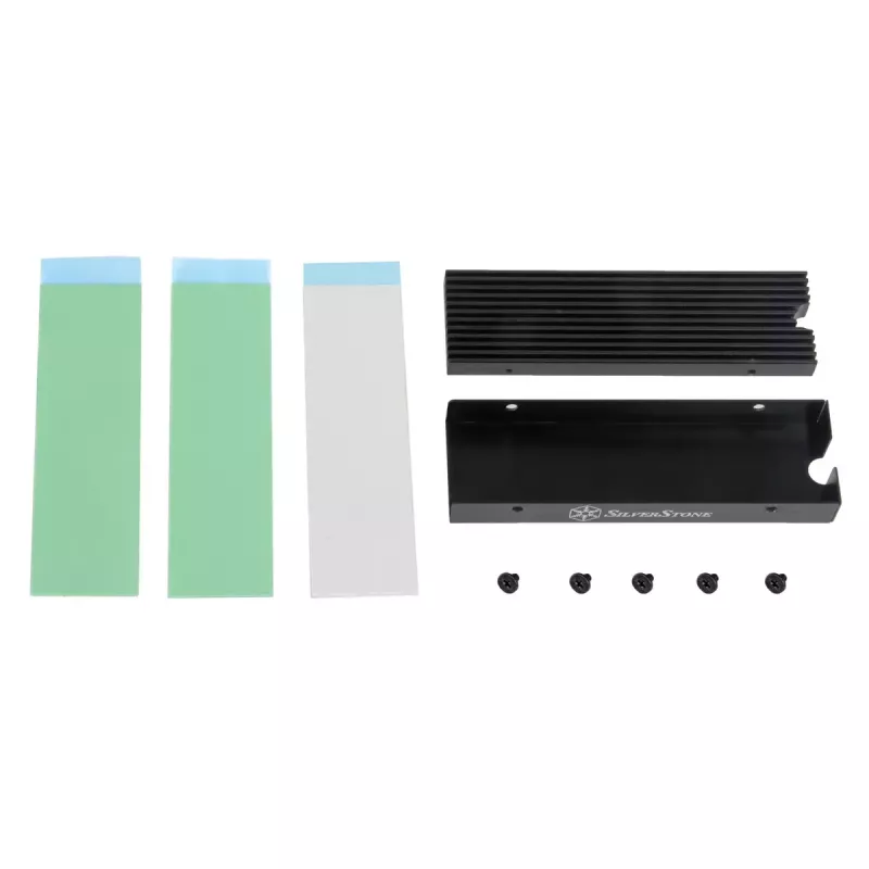 SilverStone SST-TP05 dissipatore per SSD M.2, nero