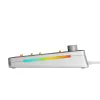 Glorious Gaming GMMK 3 PRO 75% Barebones Wired Silver - US, 75%, con filo, USB, RGB LED, Argento