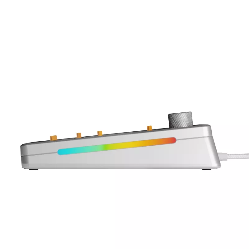 Glorious Gaming GMMK 3 PRO 75% Barebones Wired Silver - US, 75%, con filo, USB, RGB LED, Argento