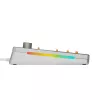 Glorious Gaming GMMK 3 PRO 75% Barebones Wired Silver - US, 75%, con filo, USB, RGB LED, Argento