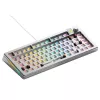Glorious Gaming GMMK 3 PRO 75% Barebones Wired Silver - US, 75%, con filo, USB, RGB LED, Argento