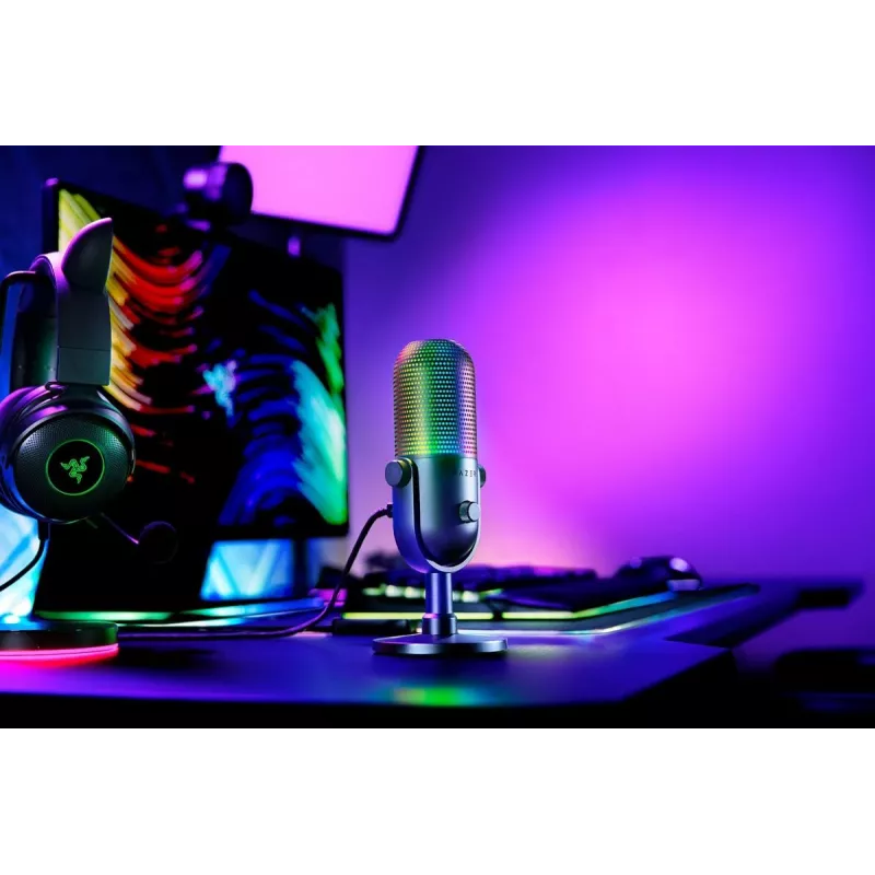 RAZER Seiren V3 Chroma Microfono da tavolo - Nero