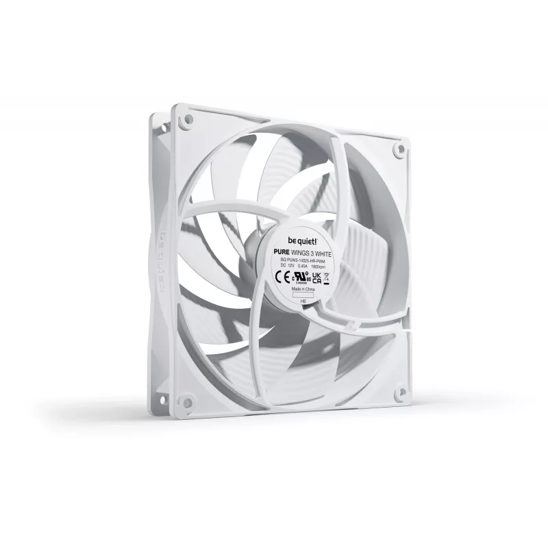 Ventola per computer be quiet! Pure Wings 3 140mm PWM High-Speed bianca 14 cm 1 pezzo