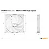 Ventola per computer be quiet! Pure Wings 3 140mm PWM High-Speed bianca 14 cm 1 pezzo
