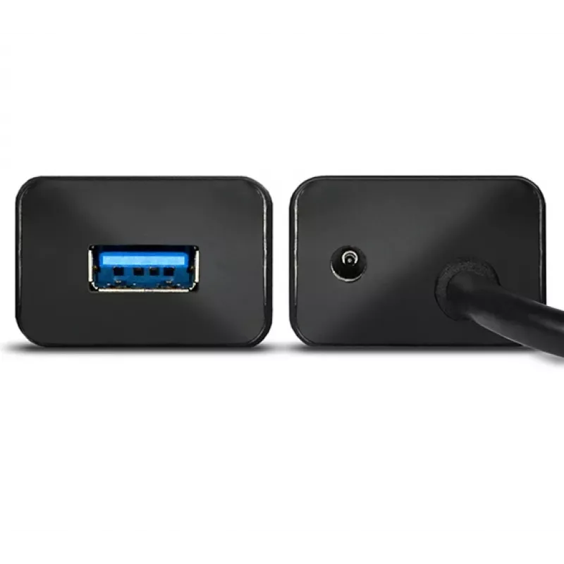 Axagon HUE-SA7BP hub di ricarica 7x USB 3.0 in alluminio nero incl. alimentatore