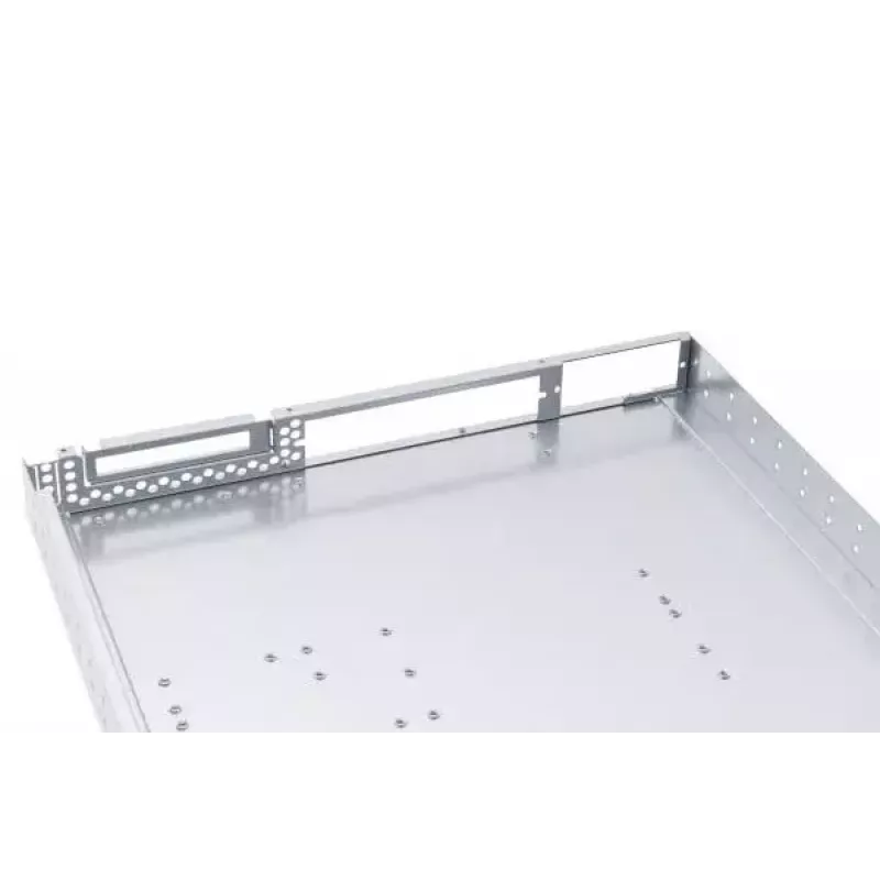 Alphacool ES 1U Case server rack da 19 pollici, predisposto per raffreddamento a liquido, Nero/Grigio