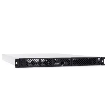 Alphacool ES 1U Case server rack da 19 pollici, predisposto per raffreddamento a liquido, Nero/Grigio