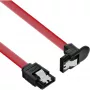 InLine cavo SATA 6Gb/s con clip di ritenzione angolare 0,3 m