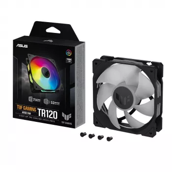 ASUS TUF Gaming TR120 ARGB ventola - confezione singola case computer 12 cm nero