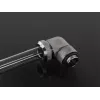 Raccordo per raffreddamento a liquido BitsPower BP-E90RML — giunto girevole a 90° in ottone, filettatura 1/4 di pollice, argento