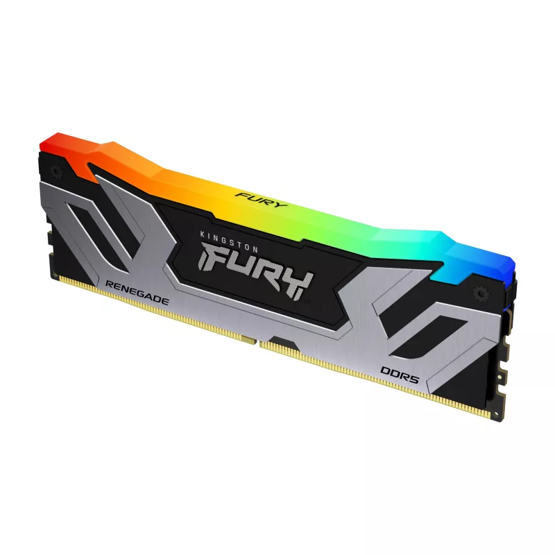Kingston Technology FURY 48GB 8400MT/s DDR5 CL40 CUDIMM (kit da 2) Renegade RGB Silver XMP