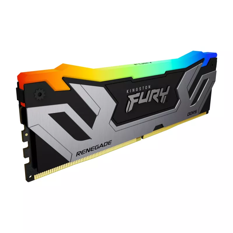 Kingston Technology FURY 48GB 8400MT/s DDR5 CL40 CUDIMM (kit da 2) Renegade RGB Silver XMP