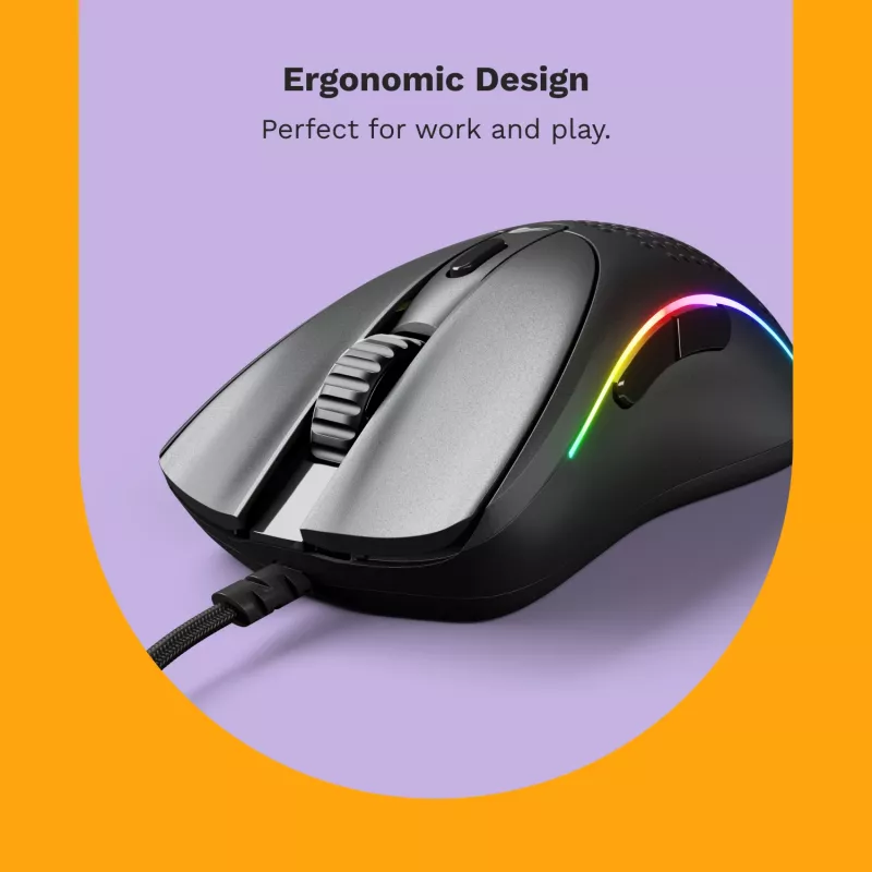 Glorious Gaming Glorious Model D 2 Wired - nero opaco
