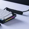 Glorious Gaming Glorious GMMK cavo spiralato Phantom nero, nero, 1,4 m, 1 pz., Glorious Gaming, USB Type-A, USB Type-C, Aviator