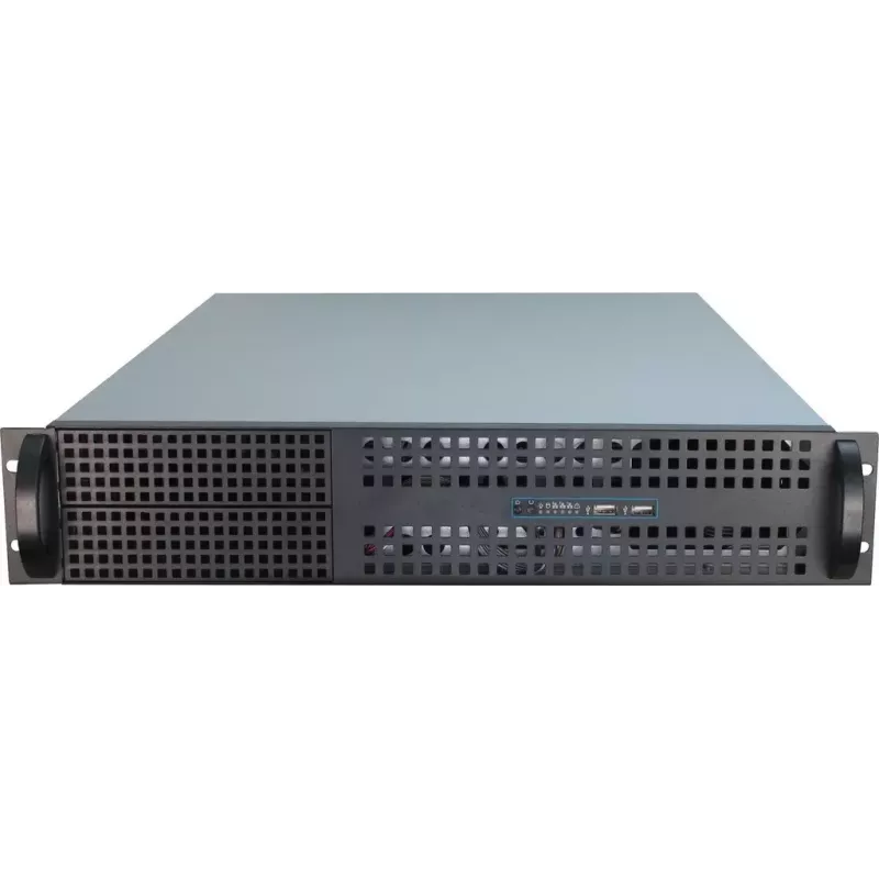 Case server Inter-Tech 2U-2129N rack nero, argento