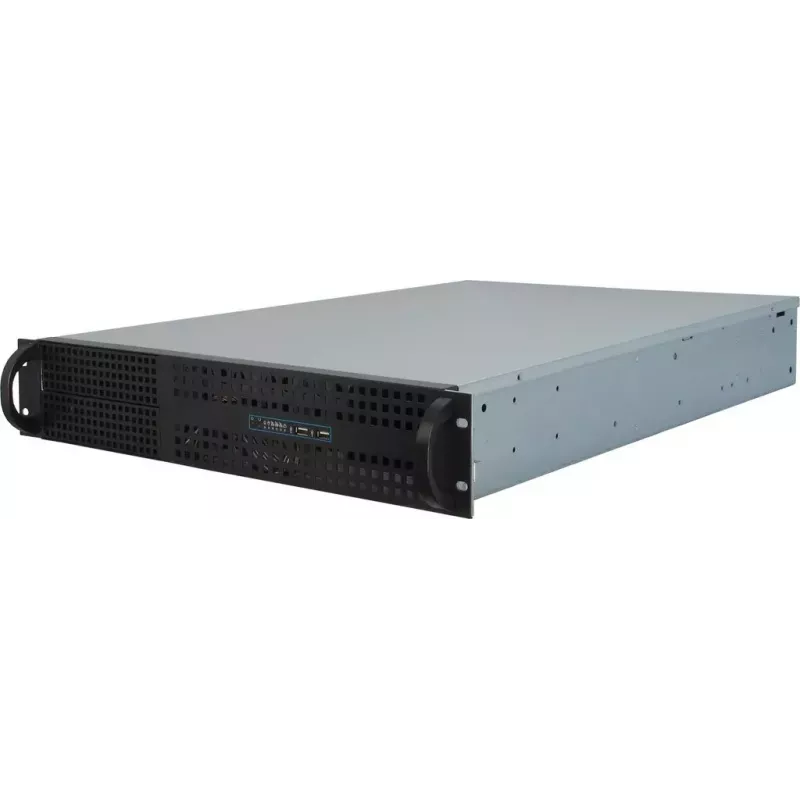 Case server Inter-Tech 2U-2129N rack nero, argento
