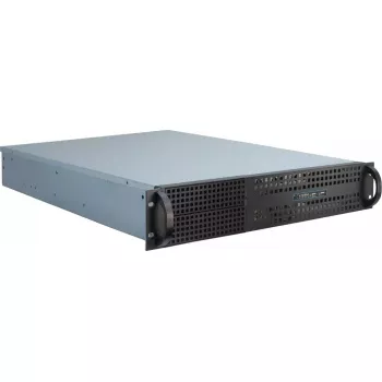 Case server Inter-Tech 2U-2129N rack nero, argento
