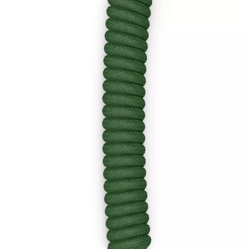 Cavo spiralato Glorious Gaming Glorious GMMK Forest Rain, verde, 1,4 m, 1 pz., Glorious Gaming, USB Type-A, USB Type-C, Aviator