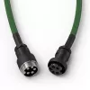 Cavo spiralato Glorious Gaming Glorious GMMK Forest Rain, verde, 1,4 m, 1 pz., Glorious Gaming, USB Type-A, USB Type-C, Aviator