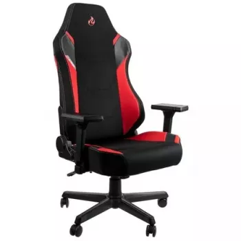 Sedile imbottito Nitro Concepts X1000 nero rosso altezza 119-128,6 cm