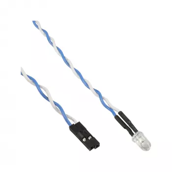 InLine Mainboard Power / HDD LED, blu, 5 mm, 0,8 m