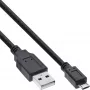 Cavo Micro-USB 2.0 InLine connettore USB Type-A maschio / Micro-B maschio, nero, 1,5 m