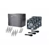 Ventola Phanteks PH-F120T30 120 mm per case computer grigio 3 pezzi