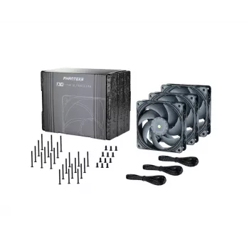 Ventola Phanteks PH-F120T30 120 mm per case computer grigio 3 pezzi