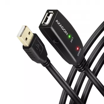 Cavo prolunga/ripetitore attivo Axagon ADR-215 USB 2.0 A-M -> A-F 15 m