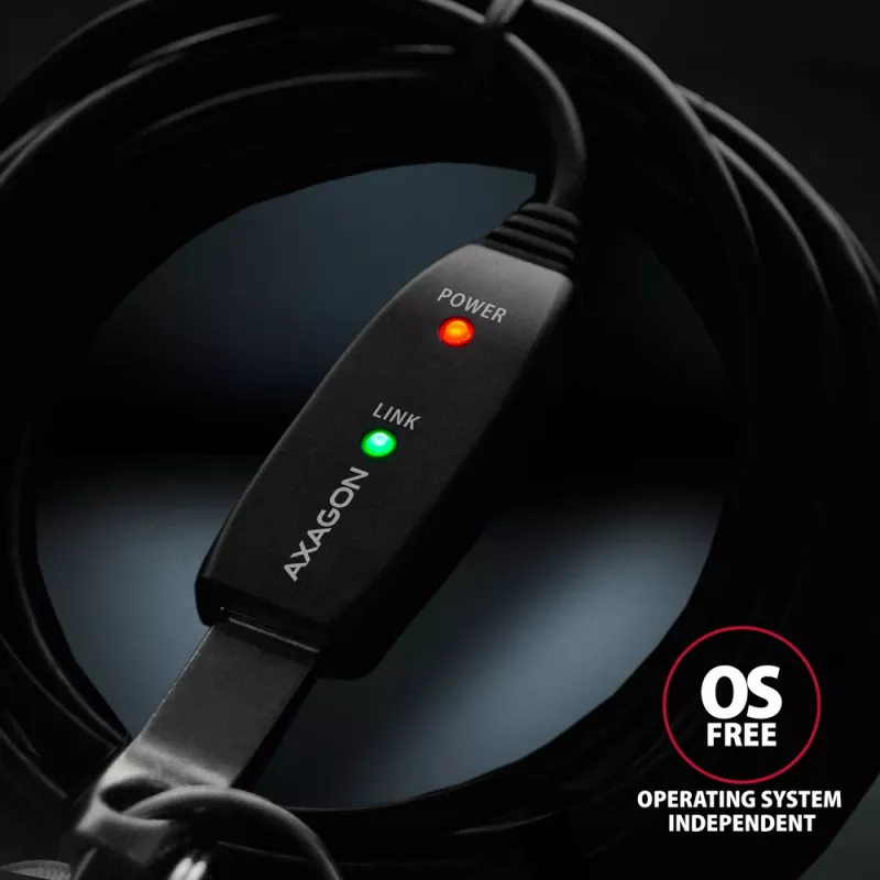 Cavo prolunga/ripetitore attivo Axagon ADR-215 USB 2.0 A-M -> A-F 15 m