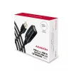 Cavo prolunga/ripetitore attivo Axagon ADR-215 USB 2.0 A-M -> A-F 15 m