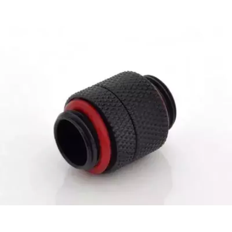 Bitspower BP-CBRG adattatore dritto G1/4 maschio a G1/4 maschio, girevole, nero carbonio