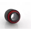 Bitspower BP-CBRG adattatore dritto G1/4 maschio a G1/4 maschio, girevole, nero carbonio