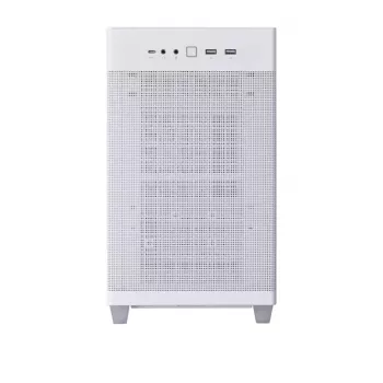 Case per PC ASUS AP201 PRIME CASE TG WEISS Mini Tower — micro ATX, vetro temperato, 3 alloggiamenti da 3,5