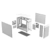 Case per PC ASUS AP201 PRIME CASE TG WEISS Mini Tower — micro ATX, vetro temperato, 3 alloggiamenti da 3,5 inch, 1 da 2,5 inch, USB-A×2, USB-C×1